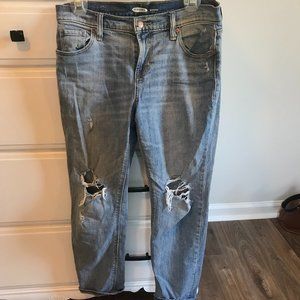 Low rise boyfriend Jeans